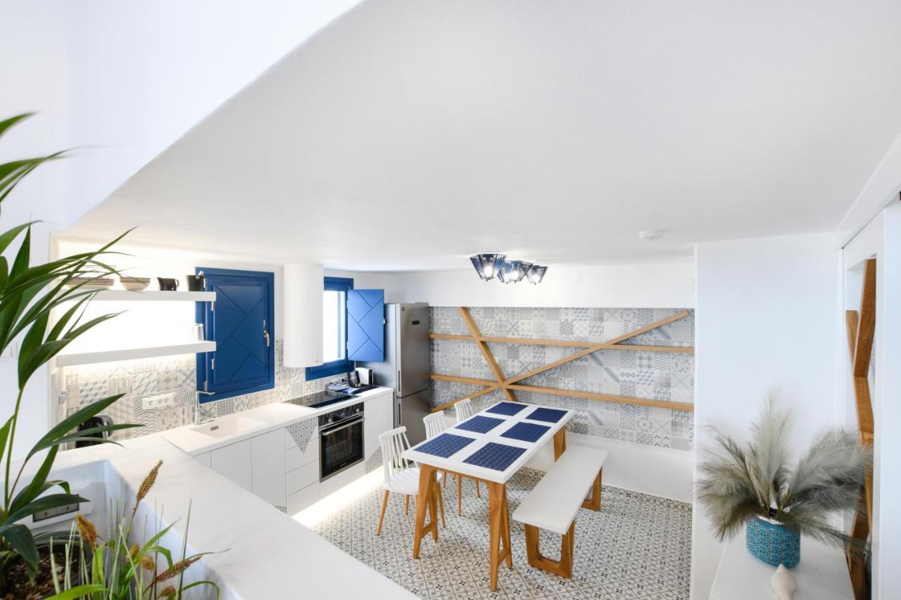 Blue White Residence Monolithos  Ngoại thất bức ảnh