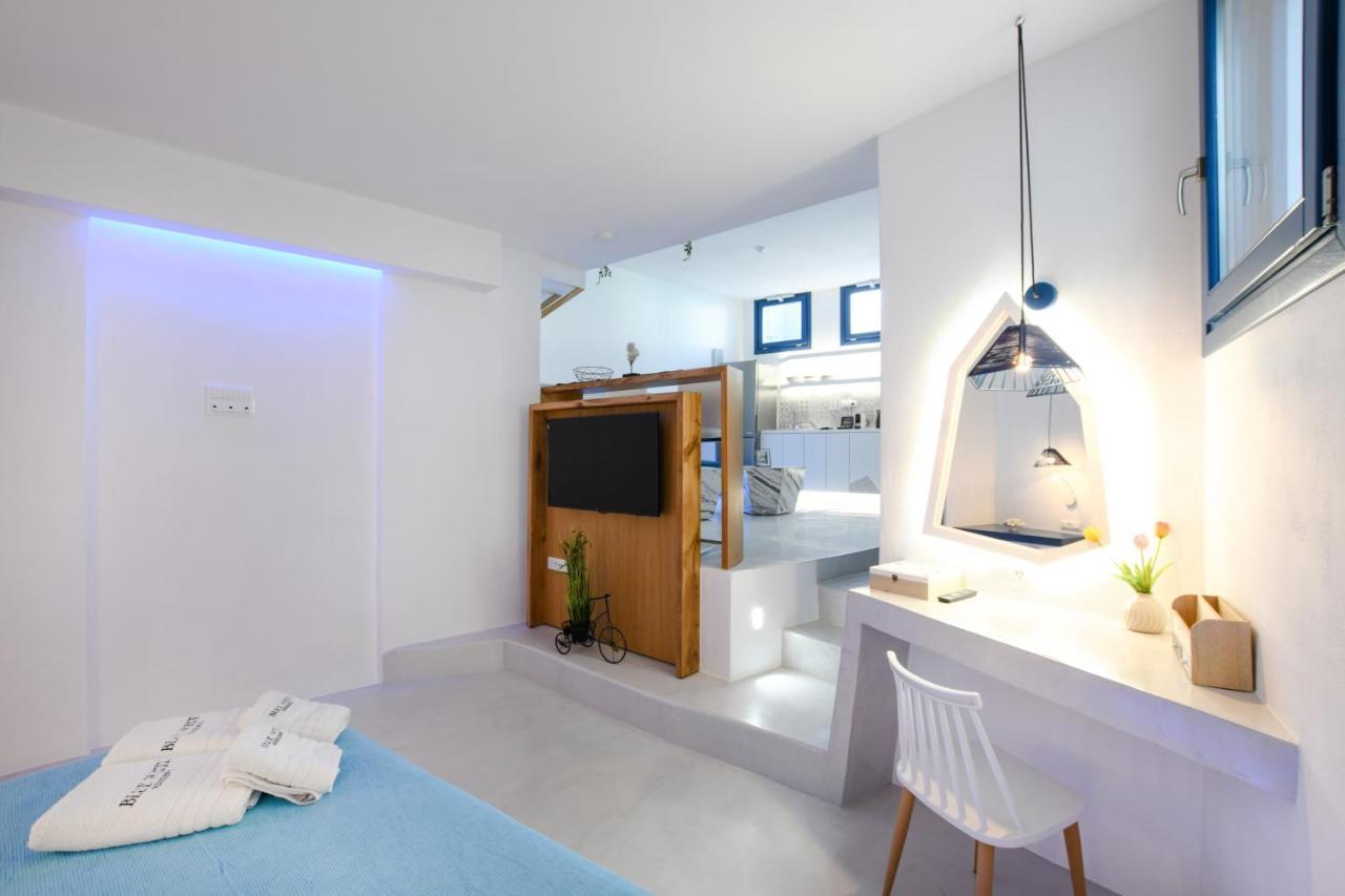 Blue White Residence Monolithos  Ngoại thất bức ảnh